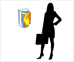 casete luminoase light box wall