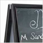 people stopper a-board chalkboard