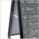 people stopper a-board chalkboard