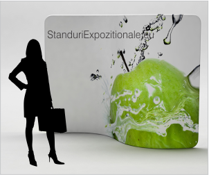 serpentine display tension fabric