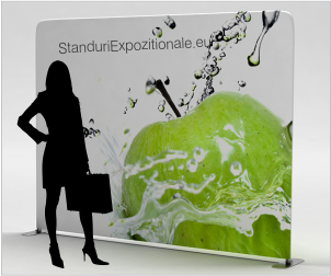 wall display tension fabric
